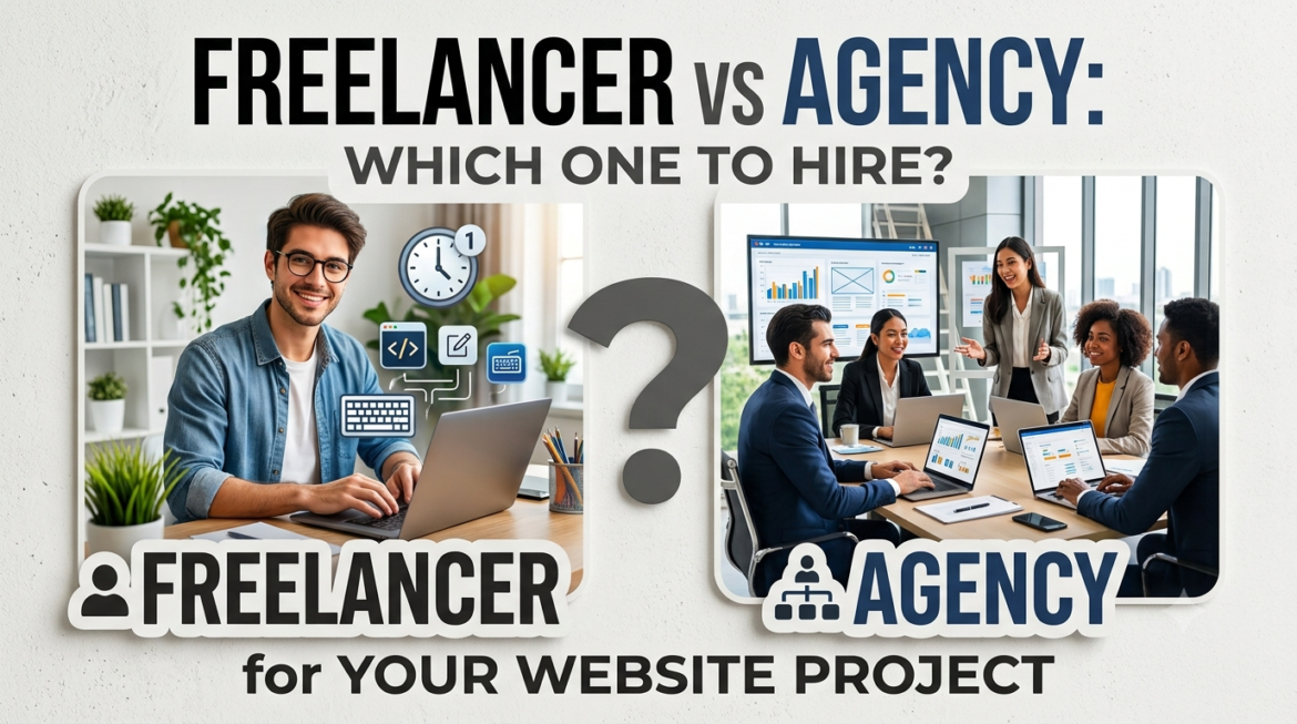 Freelancer vs agency for website development